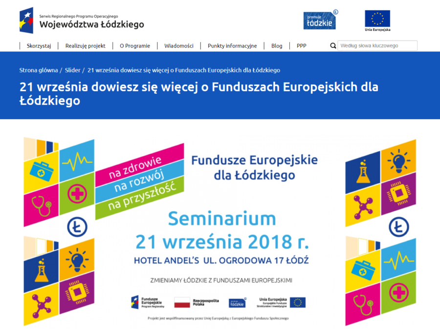 Seminarium Fundusze Europejskie