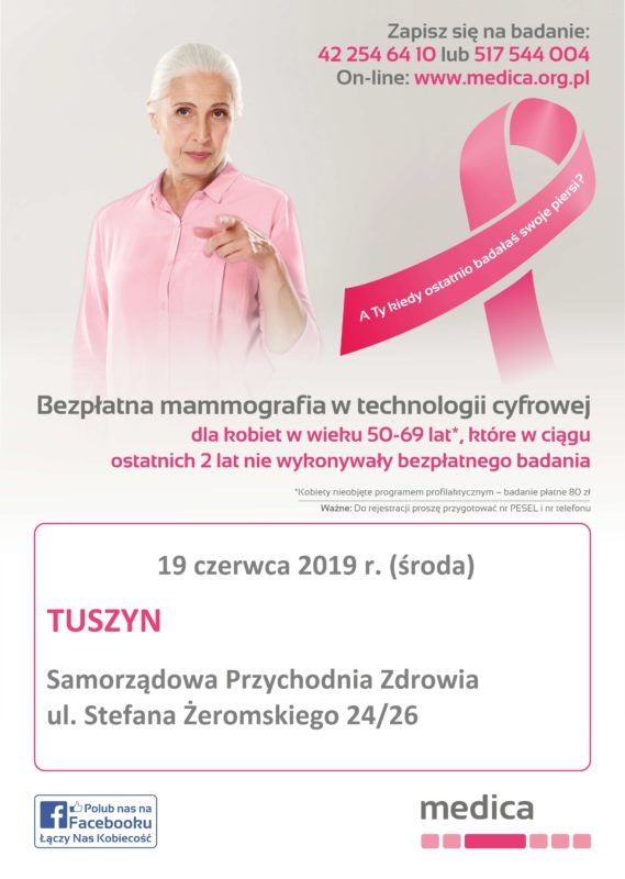 Mammografia Czerwiec 2019