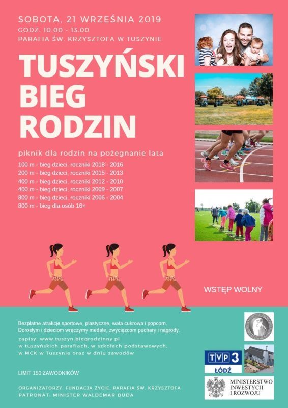 Plakat Bieg Tuszyn