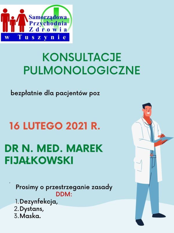 Konsultacje pulmunologiczne w Tuszynie