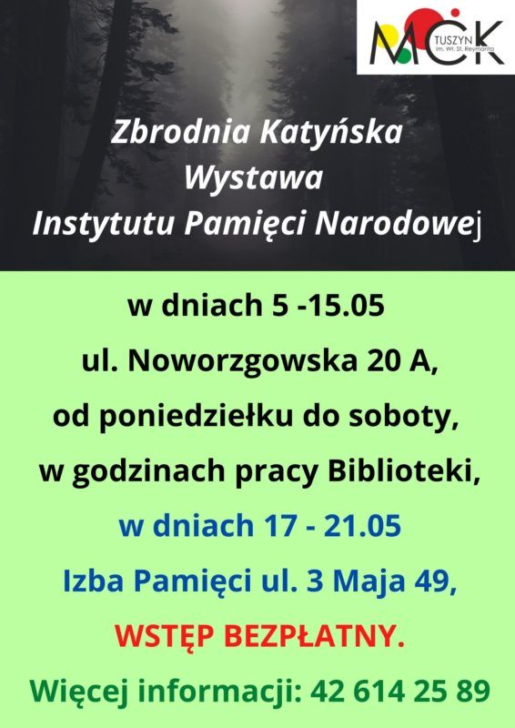 Wystawa Zbrodnia Katynska