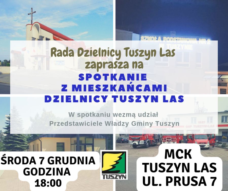 Zaproszenie Dzielnica Tuszyn Las