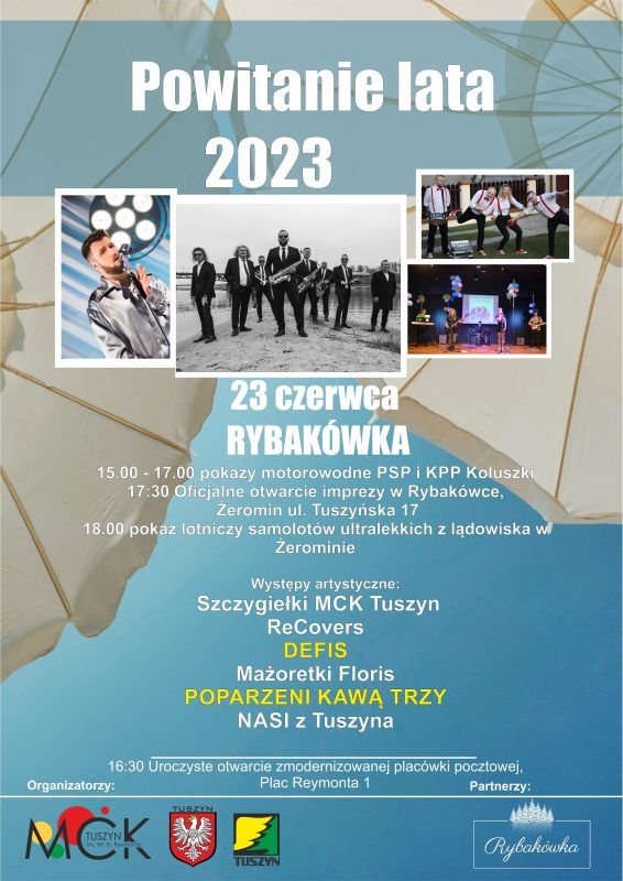 Plakat Powitanie Lata Rybakowka 2023 4 3 