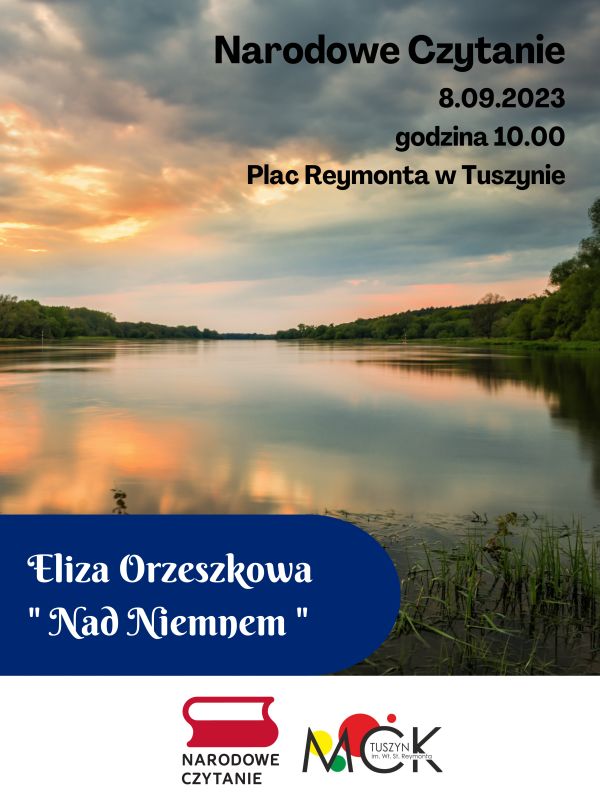 Narodowe Czytanie 8.09.2023 Godz. 11.00 Plac Reymonta W Tuszynie 2