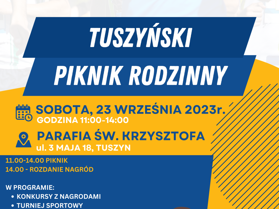 Plakat Tuszynski Piknik 2023 4 3 
