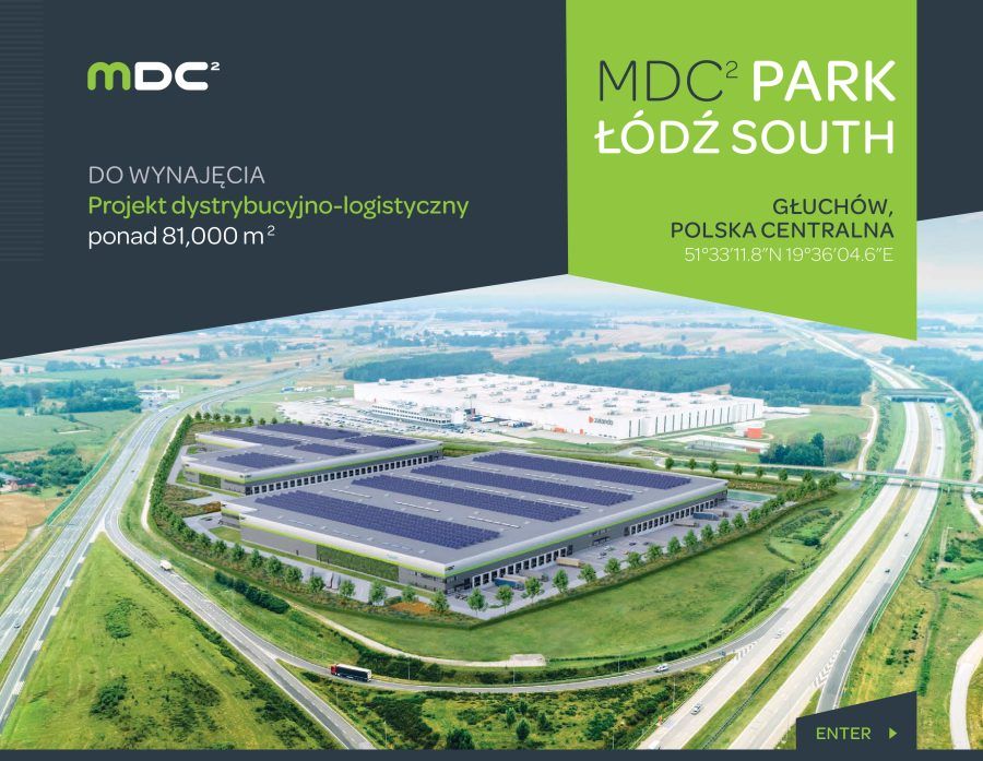 Wizualizacja MDC2 Park Lodz South